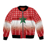 World Football Morocco Custom Bomber Jacket 1994 Away Retro Red Jersey - African Pride