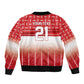 World Football Morocco Custom Bomber Jacket 1994 Away Retro Red Jersey - African Pride
