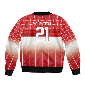World Football Morocco Custom Bomber Jacket 1994 Away Retro Red Jersey - African Pride