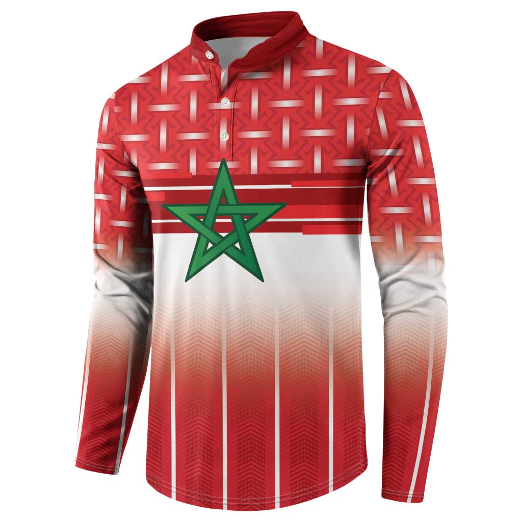 World Football Morocco Custom Button Sweatshirt 1994 Away Retro Red Jersey