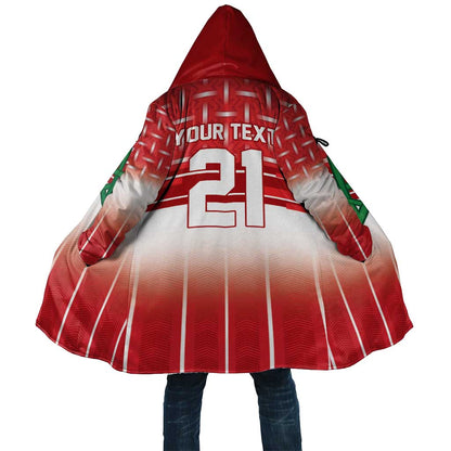 World Football Morocco Custom Cloak 1994 Away Retro Red Jersey - African Pride
