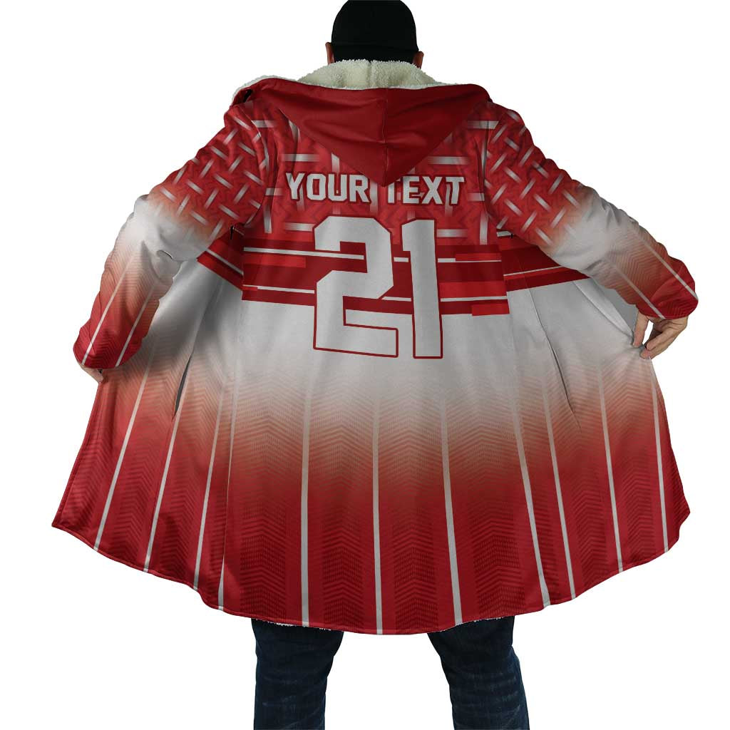 World Football Morocco Custom Cloak 1994 Away Retro Red Jersey - African Pride