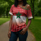 World Football Morocco Custom Cross Shoulder Shirt 1994 Away Retro Red Jersey - African Pride