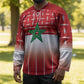 World Football Morocco Custom Hockey Jersey 1994 Away Retro Red Jersey - African Pride
