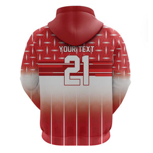 World Football Morocco Custom Hoodie 1994 Away Retro Red Jersey - African Pride
