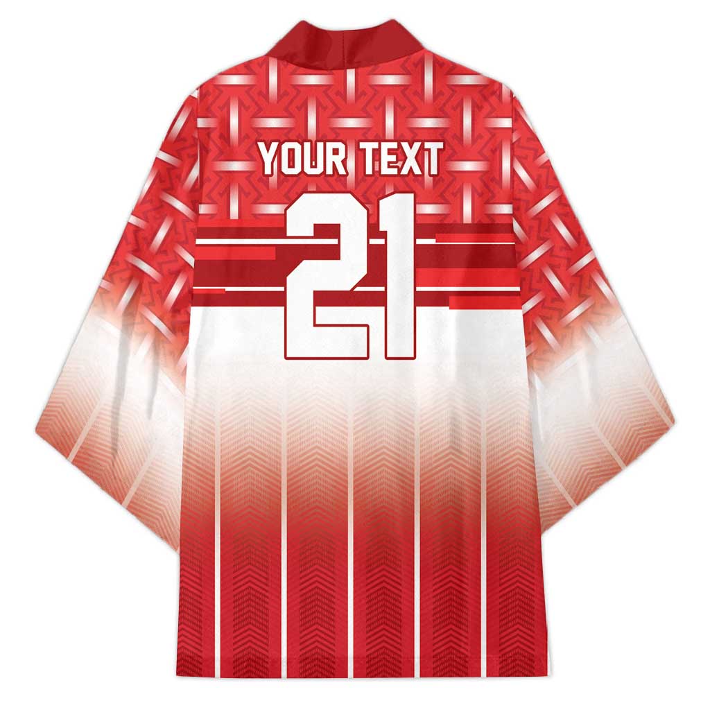 World Football Morocco Custom Kimono 1994 Away Retro Red Jersey - African Pride