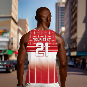 World Football Morocco Custom Men Tank Top 1994 Away Retro Red Jersey - African Pride