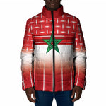 World Football Morocco Custom Padded Jacket 1994 Away Retro Red Jersey - African Pride