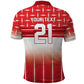 World Football Morocco Custom Polo Shirt 1994 Away Retro Red Jersey - African Pride