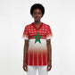 World Football Morocco Custom Scrub Top 1994 Away Retro Red Jersey - African Pride