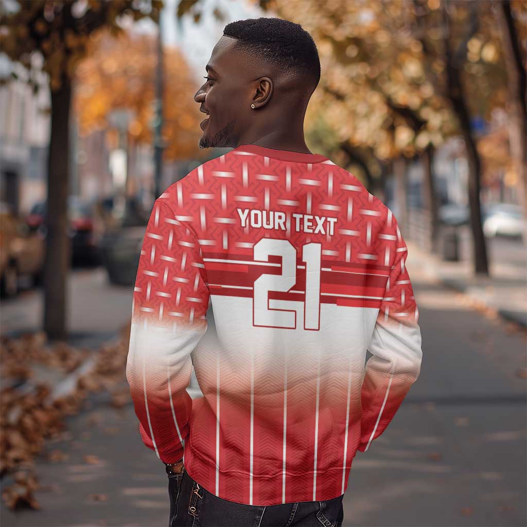 World Football Morocco Custom Sweatshirt 1994 Away Retro Red Jersey - African Pride