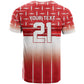 World Football Morocco Custom T shirt 1994 Away Retro Red Jersey - African Pride