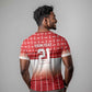 World Football Morocco Custom T shirt 1994 Away Retro Red Jersey - African Pride