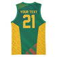 World Football 2026 South Africa Custom Basketball Jersey Tradional Protea Kente Pattern - African Pride
