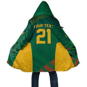 World Football 2026 South Africa Custom Cloak Tradional Protea Kente Pattern - African Pride