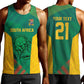World Football 2026 South Africa Custom Men Tank Top Tradional Protea Kente Pattern - African Pride