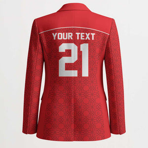 World Football 2026 Tunisia Custom Blazer Traditional Islamic Motif - African Pride