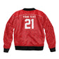 World Football 2026 Tunisia Custom Bomber Jacket Traditional Islamic Motif - African Pride