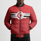 World Football 2026 Tunisia Custom Bomber Puffer Jacket Traditional Islamic Motif - African Pride