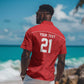 World Football 2026 Tunisia Custom Hawaiian Shirt Traditional Islamic Motif - African Pride