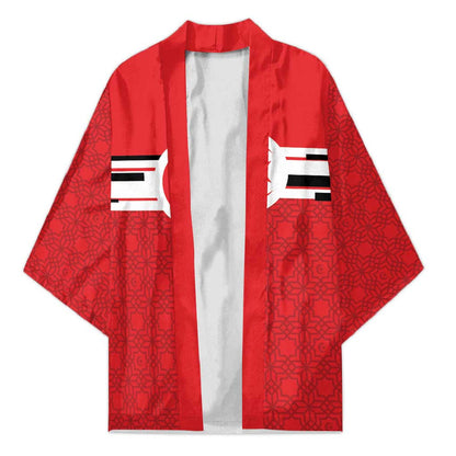 World Football 2026 Tunisia Custom Kimono Traditional Islamic Motif - African Pride