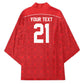 World Football 2026 Tunisia Custom Kimono Traditional Islamic Motif - African Pride