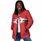 World Football 2026 Tunisia Custom Padded Jacket Traditional Islamic Motif - African Pride