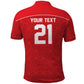 World Football 2026 Tunisia Custom Polo Shirt Traditional Islamic Motif - African Pride