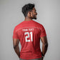 World Football 2026 Tunisia Custom T shirt Traditional Islamic Motif - African Pride