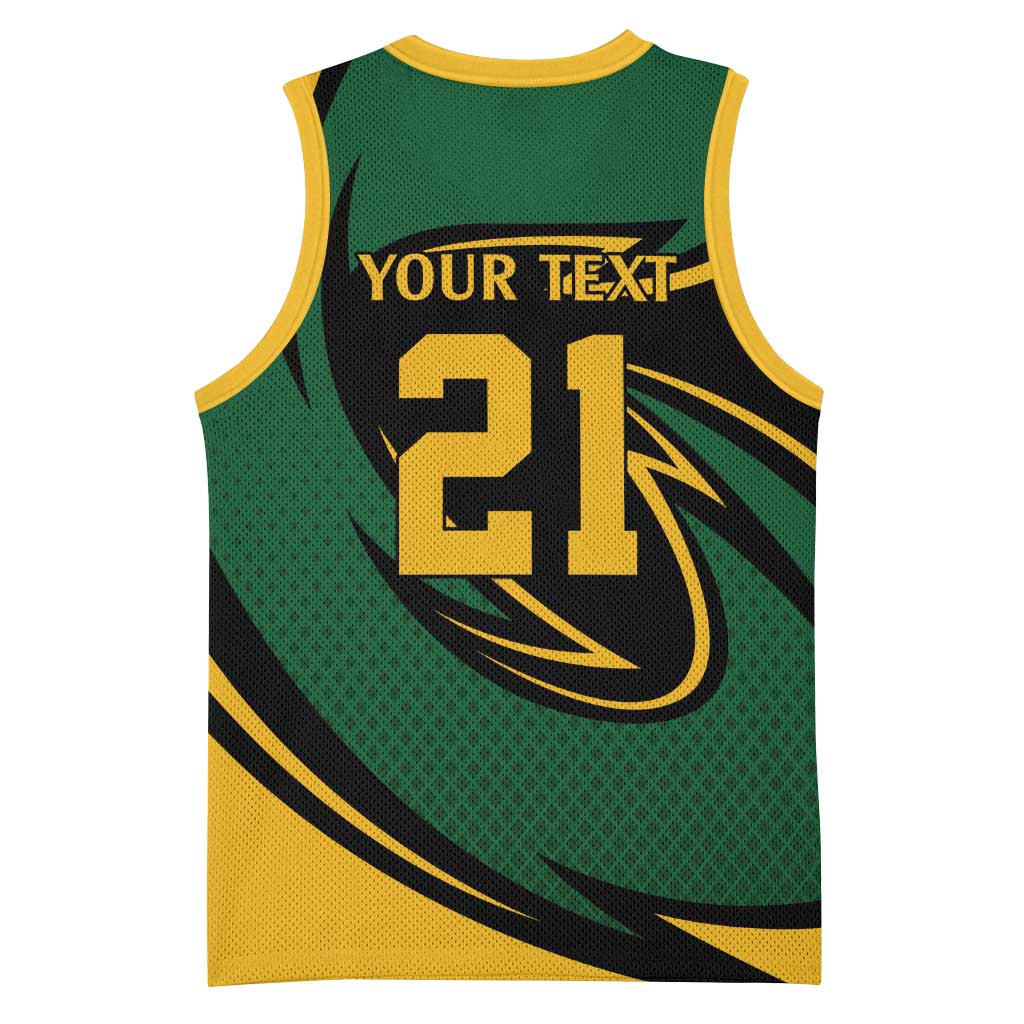 Secretary Bird South Africa Cricket Custom Basketball Jersey Unique Pattern LT9