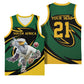 Secretary Bird South Africa Cricket Custom Basketball Jersey Unique Pattern LT9