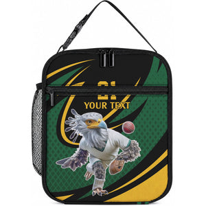 Secretary Bird South Africa Cricket Custom Lunch Bag Unique Pattern