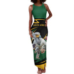 Secretary Bird South Africa Cricket Custom Tank Maxi Dress Unique Pattern