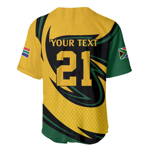 Springbok South Africa Cricket Custom Baseball Jersey Unique Pattern