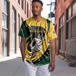 Springbok South Africa Cricket Custom Baseball Jersey Unique Pattern