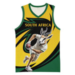 Springbok South Africa Cricket Custom Basketball Jersey Unique Pattern LT9