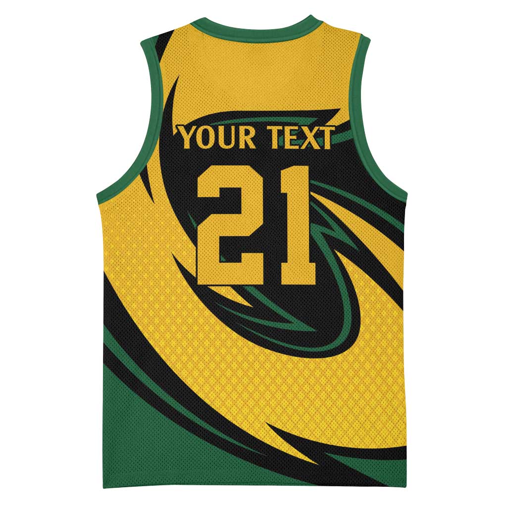 Springbok South Africa Cricket Custom Basketball Jersey Unique Pattern LT9