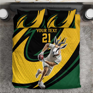 Springbok South Africa Cricket Custom Bedding Set Unique Pattern