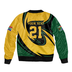 Springbok South Africa Cricket Custom Bomber Jacket Unique Pattern