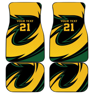 Springbok South Africa Cricket Custom Car Mats Unique Pattern