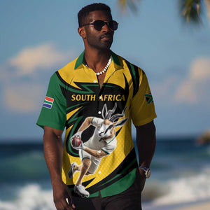 Springbok South Africa Cricket Custom Hawaiian Shirt Unique Pattern