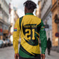 Springbok South Africa Cricket Custom Long Sleeve Button Shirt Unique Pattern