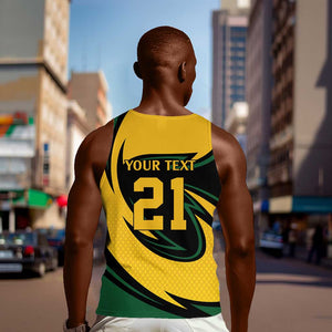 Springbok South Africa Cricket Custom Men Tank Top Unique Pattern