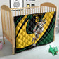 Springbok South Africa Cricket Custom Quilt Unique Pattern