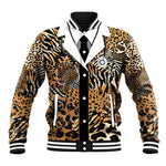 Proud Black Nurse RN Baseball Jacket African Stethoscope Animal Skins Pattern