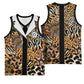 Proud Black Nurse RN Basketball Jersey African Stethoscope Animal Skins Pattern
