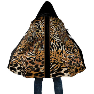 Proud Black Nurse RN Cloak African Stethoscope Animal Skins Pattern