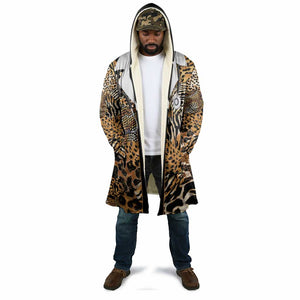 Proud Black Nurse RN Cloak African Stethoscope Animal Skins Pattern