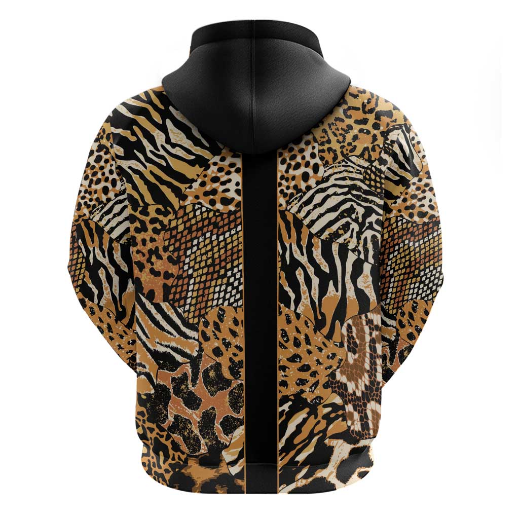 Proud Black Nurse RN Hoodie African Stethoscope Animal Skins Pattern