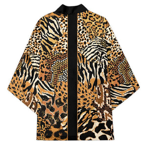 Proud Black Nurse RN Kimono African Stethoscope Animal Skins Pattern
